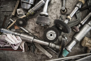 still life of tools in a sheet metal factory 2023 11 27 05 27 56 utc